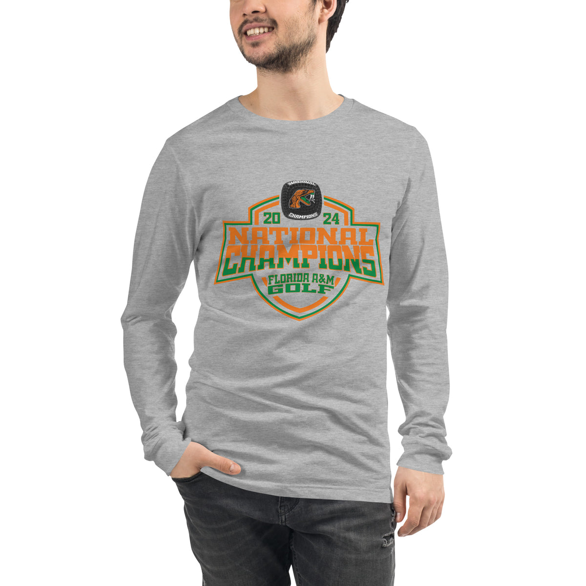 Florida A&amp;M University Golf -Men's 2024 Unisex Long Sleeve Tee
