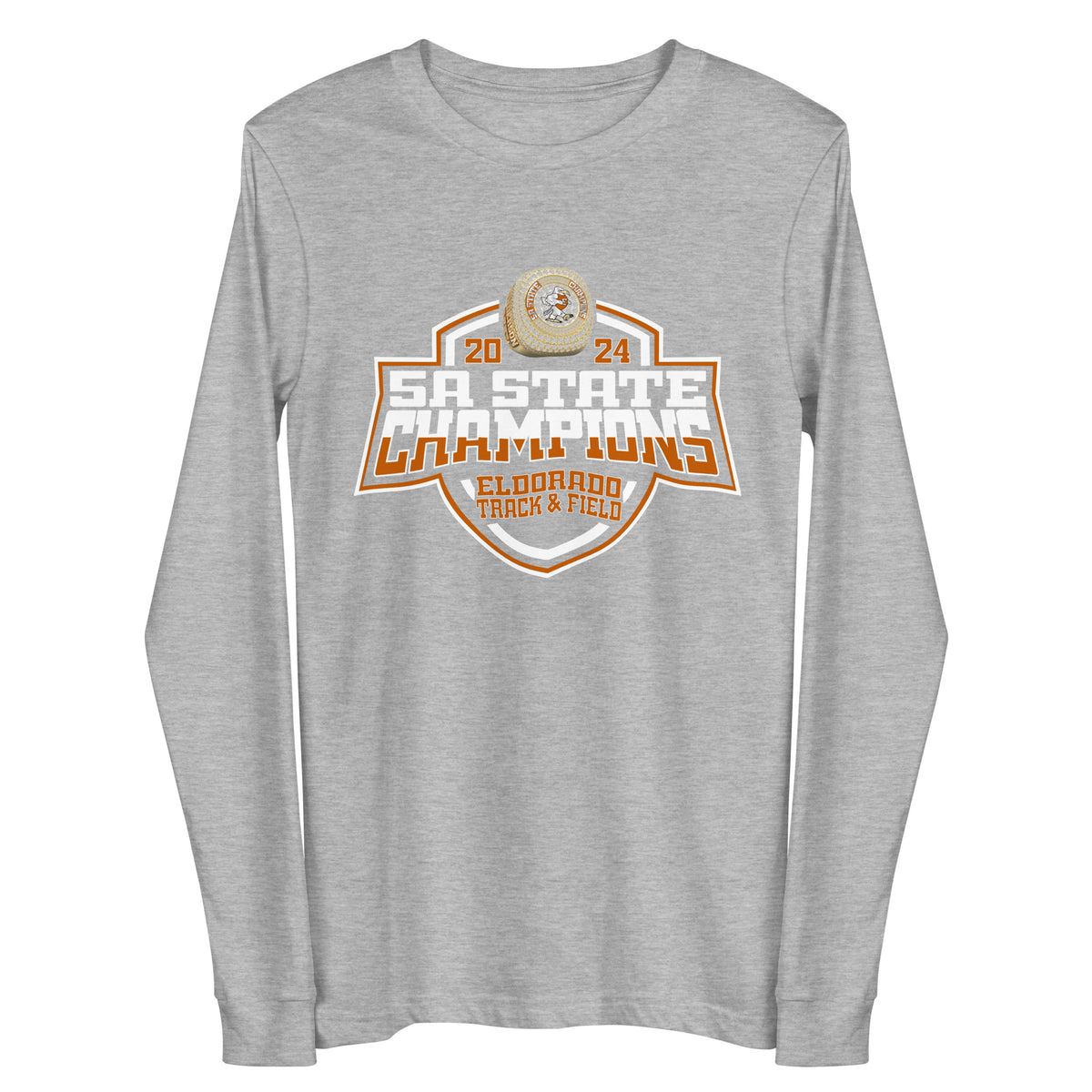 Eldorado High School Track &amp; Field -Coed 2024 Unisex Long Sleeve Tee