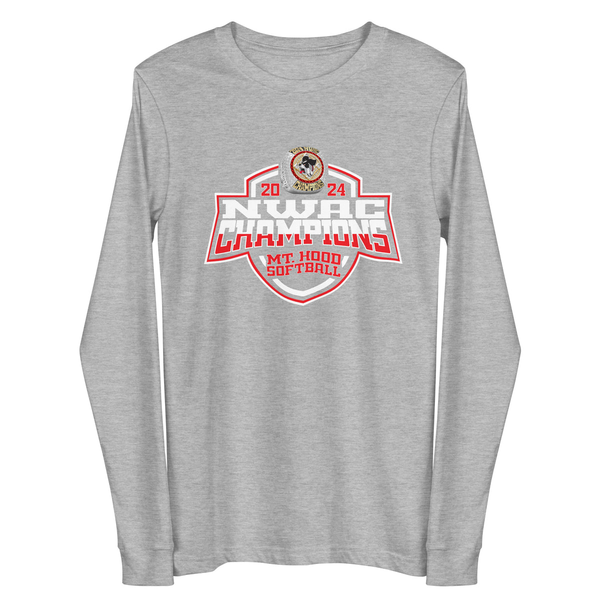 Mount Hood Community College Softball - Women's 2024 Unisex Long Sleeve Tee