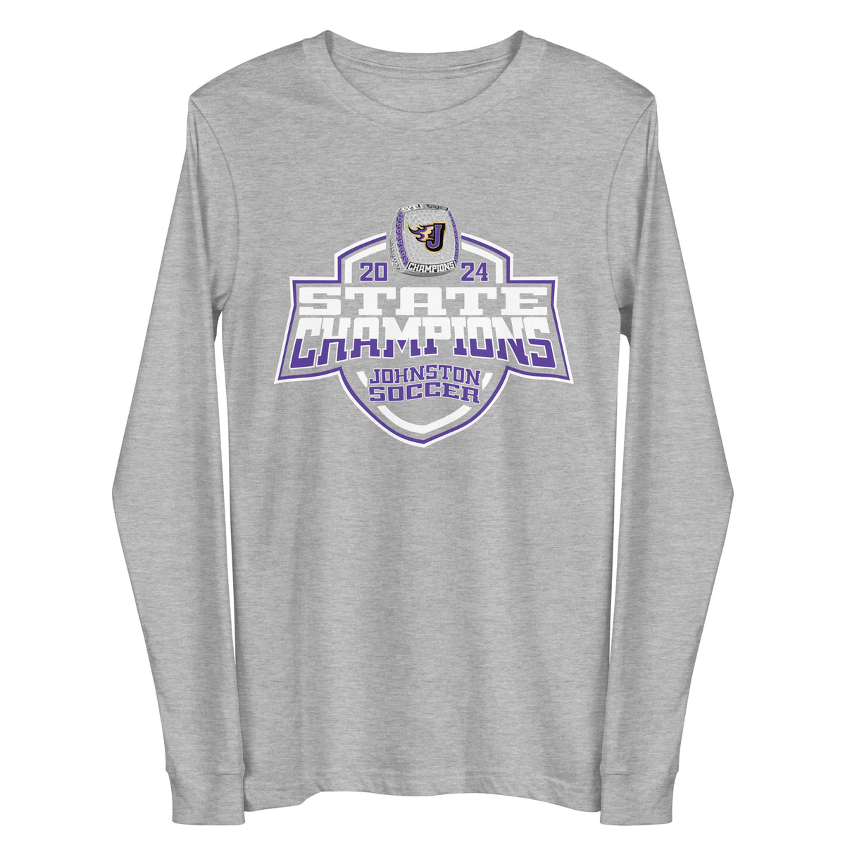 Johnston High School Soccer -Men's 2024 Unisex Long Sleeve Tee