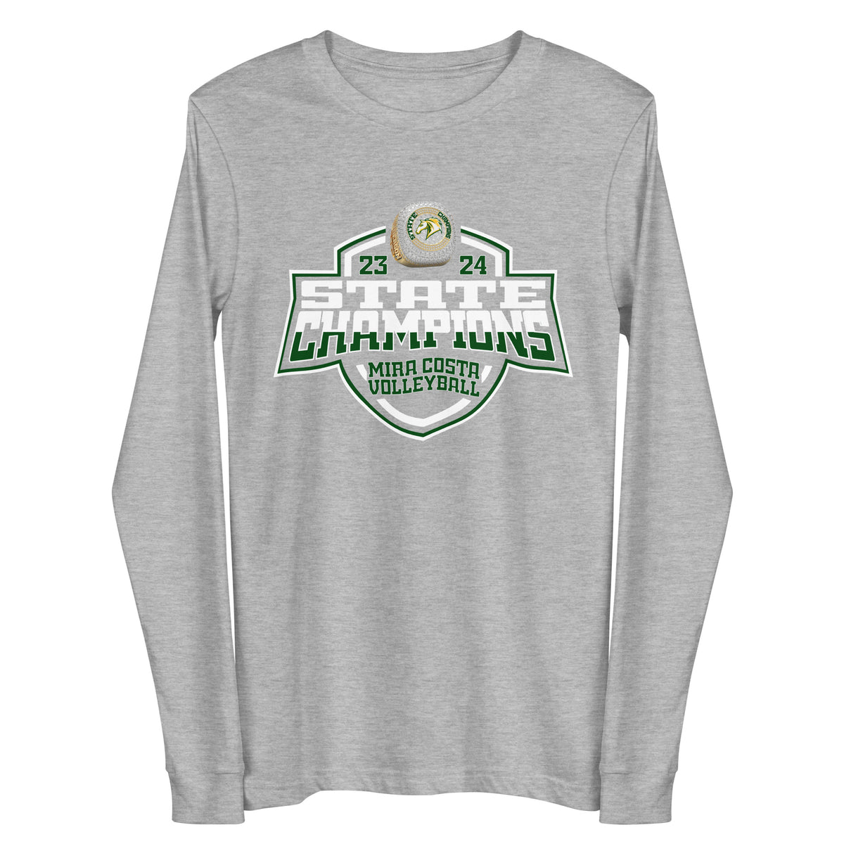 Mira Costa High School Volleyball -Women's 2024 Unisex Long Sleeve Tee