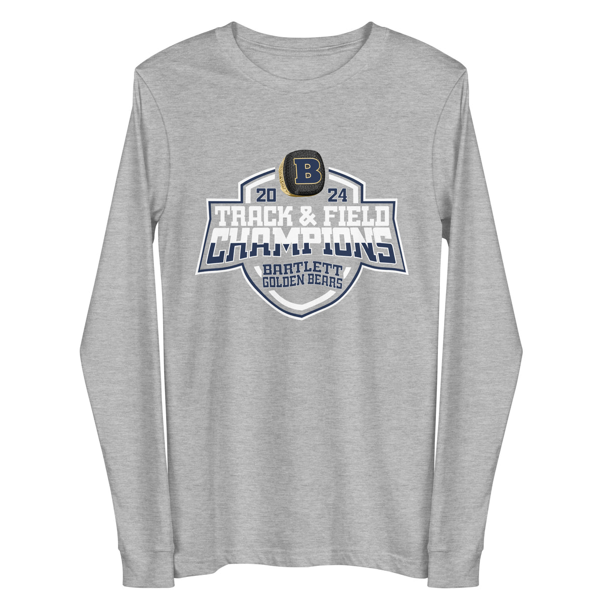 Bartlett High School Track &amp; Field -Men's 2024 Unisex Long Sleeve Tee