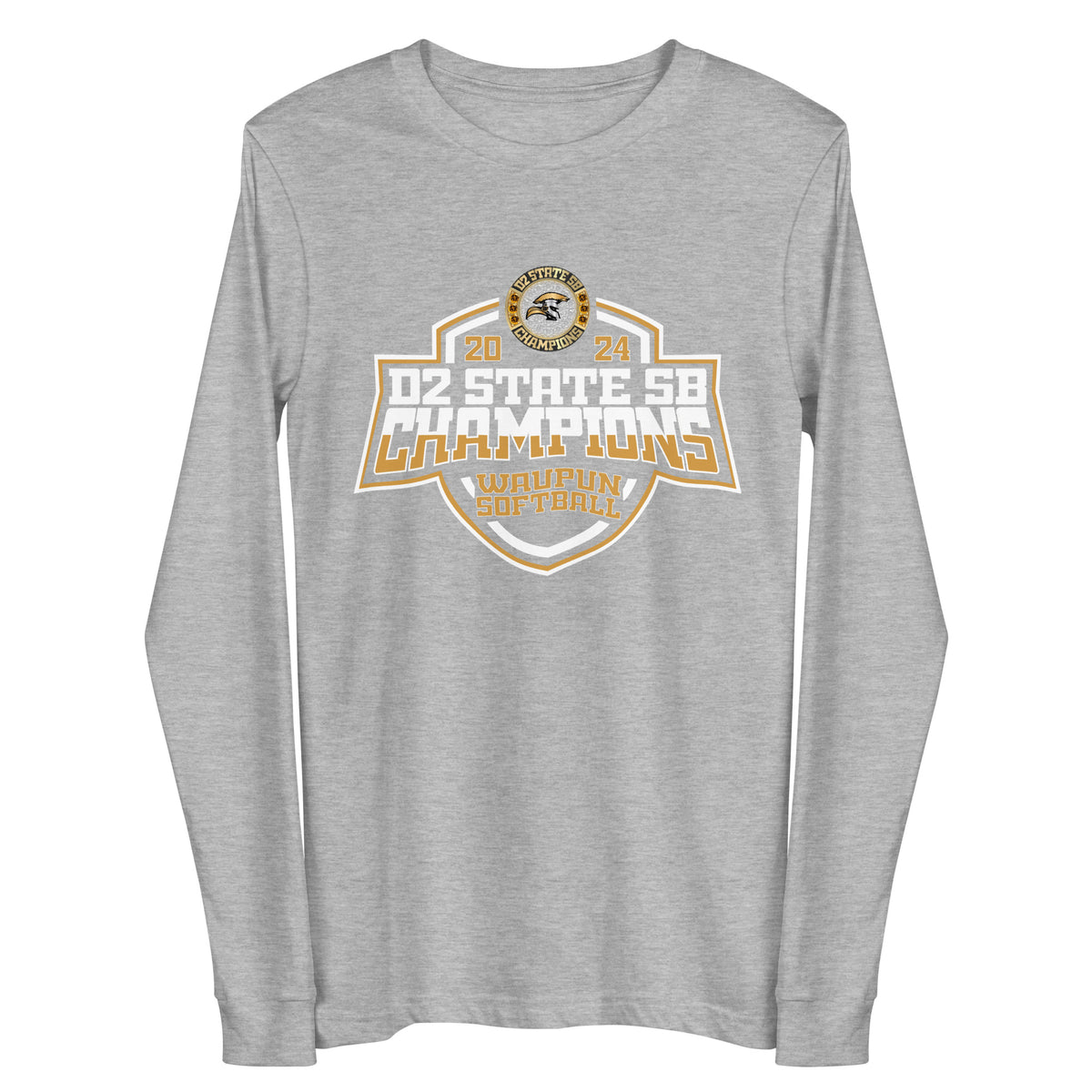 Waupun Senior High School Softball - Women's 2024 Unisex Long Sleeve Tee