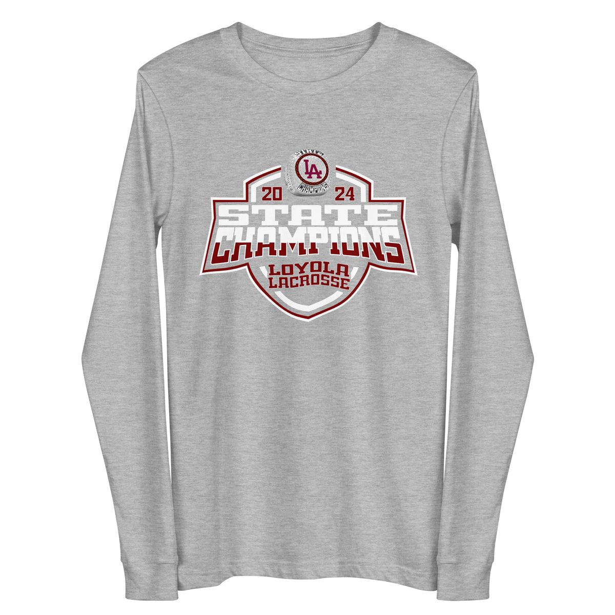 Loyola Academy Lacrosse -Women's 2024 Unisex Long Sleeve Tee