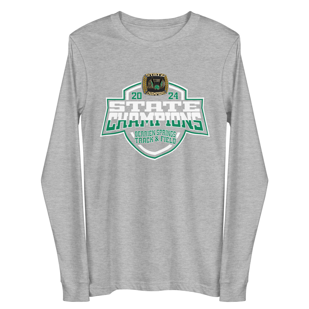Berrien Springs High School Track &amp; Field -Men's 2024 Unisex Long Sleeve Tee