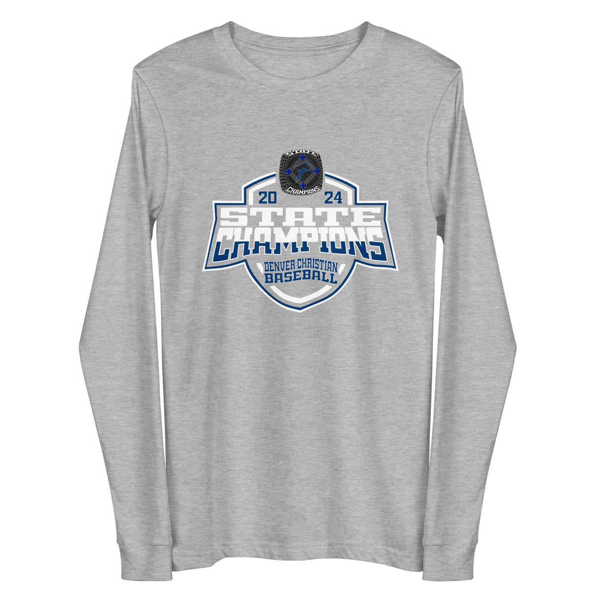 Denver Christian High School Baseball 2024 Unisex Long Sleeve Tee