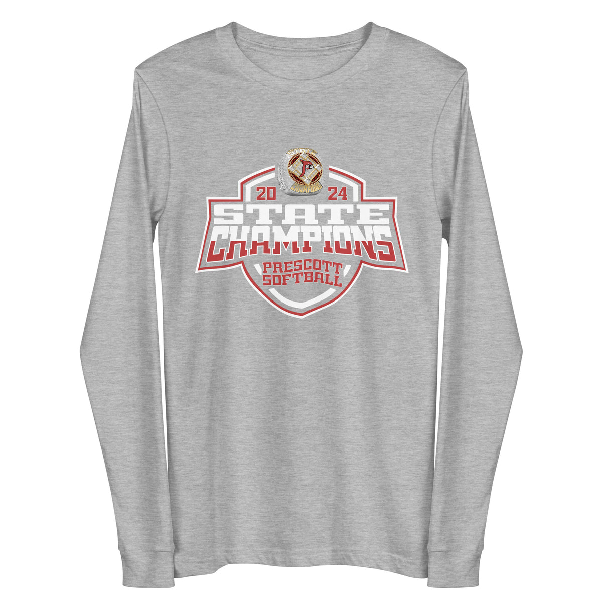 Prescott High School Softball - Women's 2024 Unisex Long Sleeve Tee