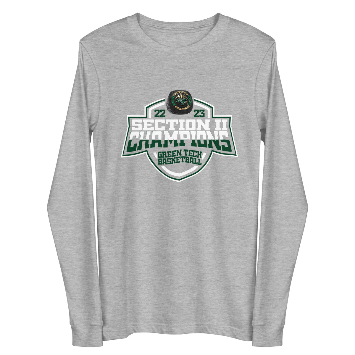 Green Tech High Charter School Basketball -Men's 2023 Unisex Long Sleeve Tee