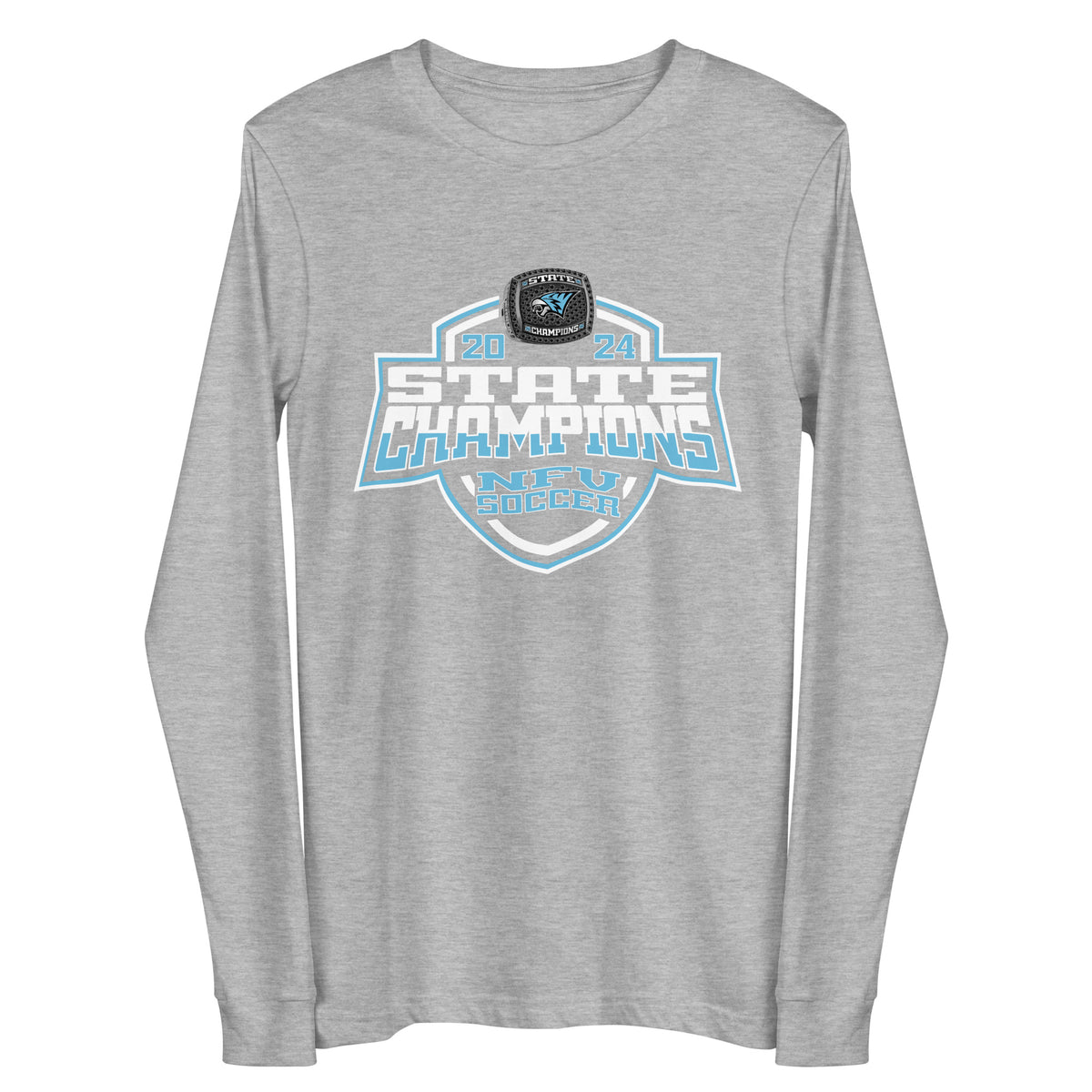 North Fayette Valley High School Soccer -Men's 2024 Unisex Long Sleeve Tee