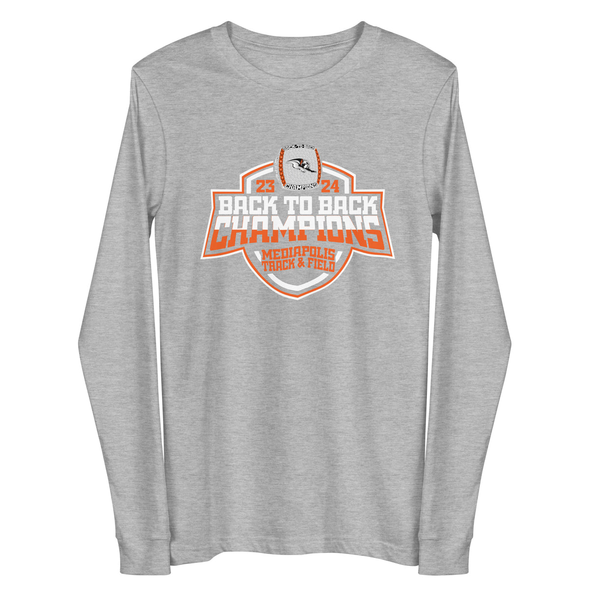 Mediapolis High School Track &amp; Field -Men's 2024 Unisex Long Sleeve Tee