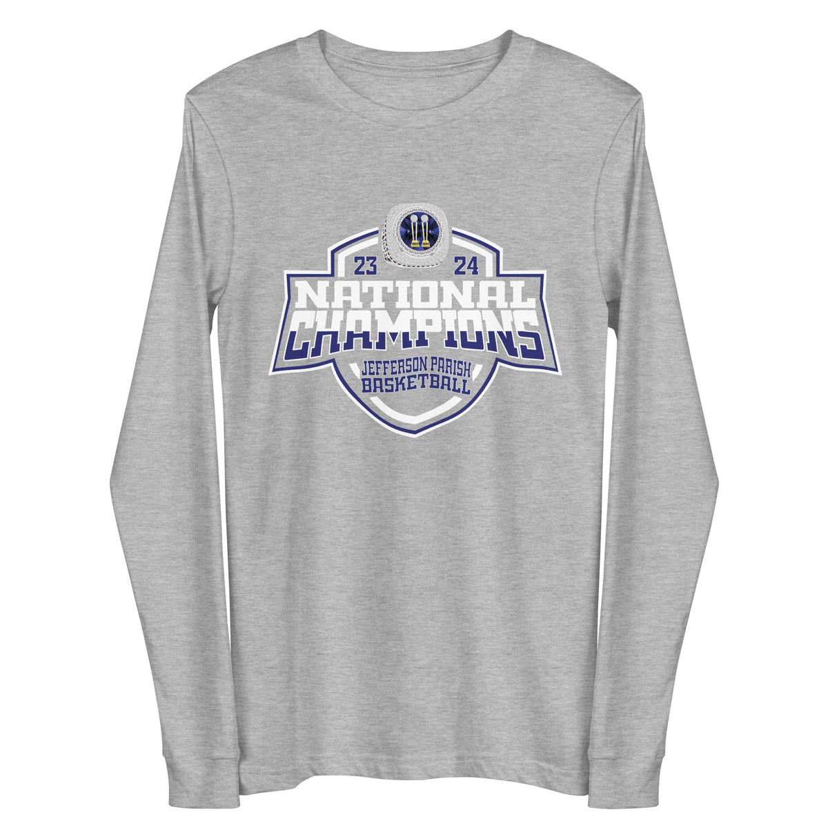 Jefferson Parish Basketball -Men's 2024 Unisex Long Sleeve Tee