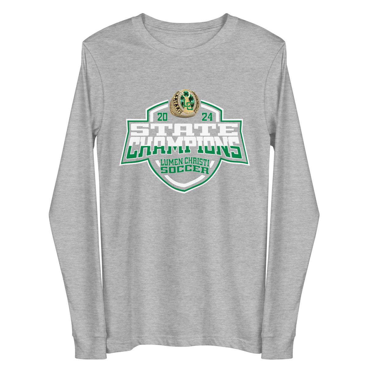 Lumen Christi Catholic School (High School) Soccer -Women's 2024 Unisex Long Sleeve Tee