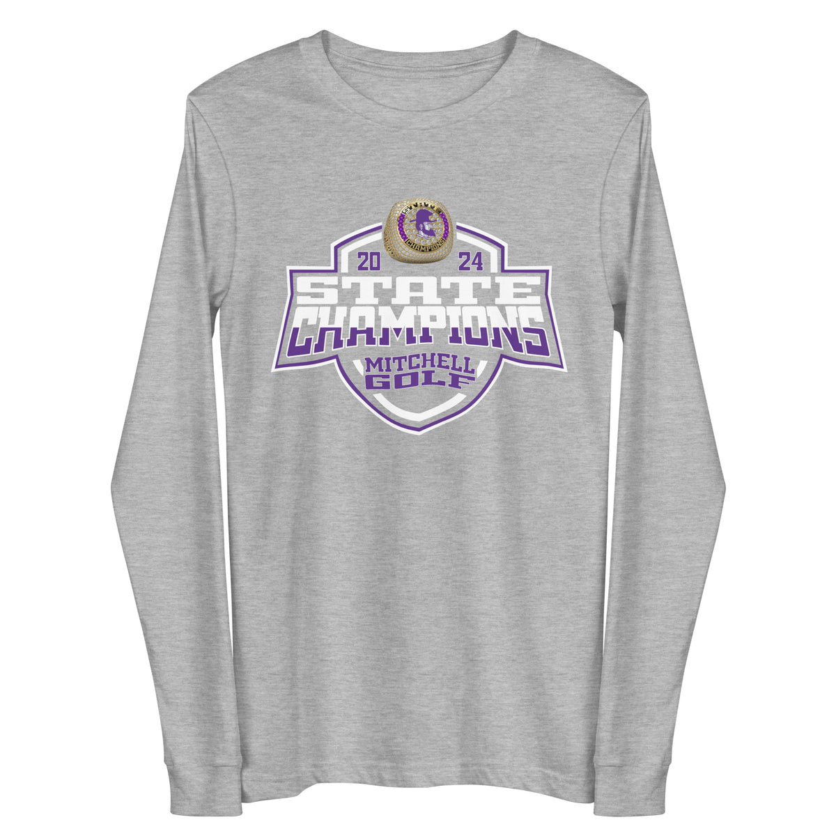 Mitchell High School Golf -Men's 2024 Unisex Long Sleeve Tee