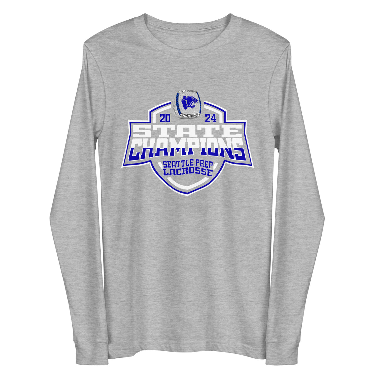 Seattle Preparatory School Lacrosse -Men's 2024 Unisex Long Sleeve Tee