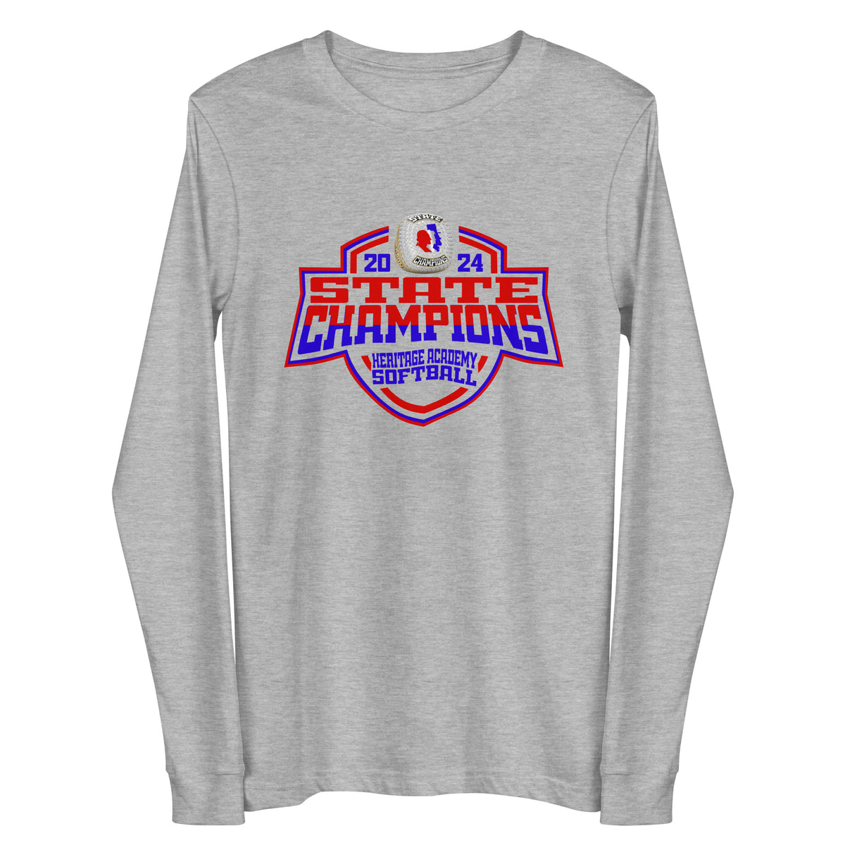 Heritage Academy High School-Maricopa Campus Softball - Women's 2024 Unisex Long Sleeve Tee