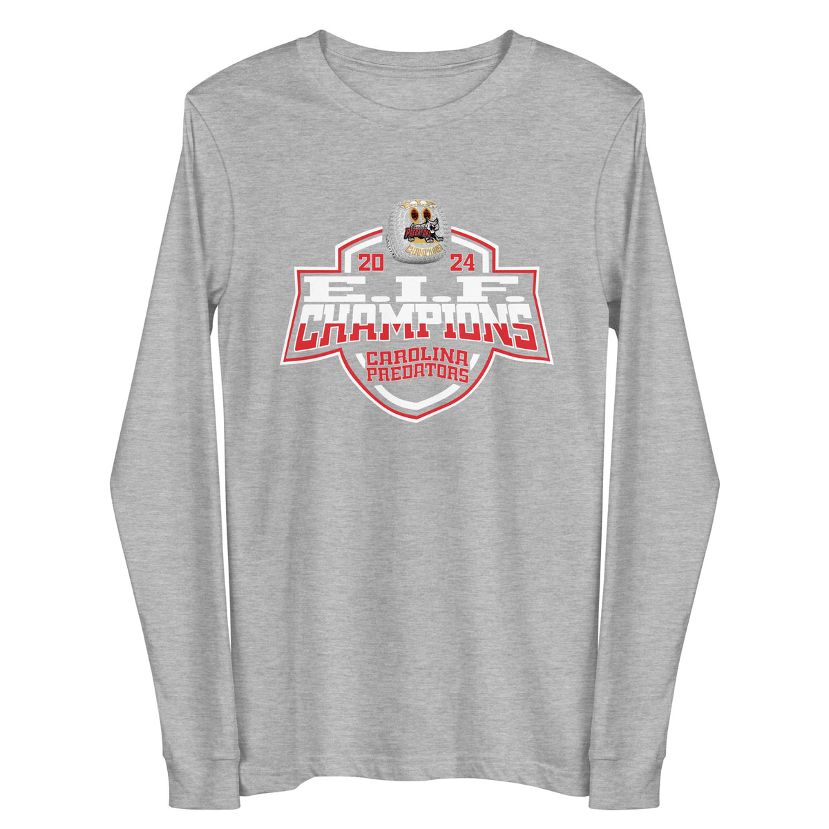 Carolina Predators Football 2024 Unisex Long Sleeve Tee