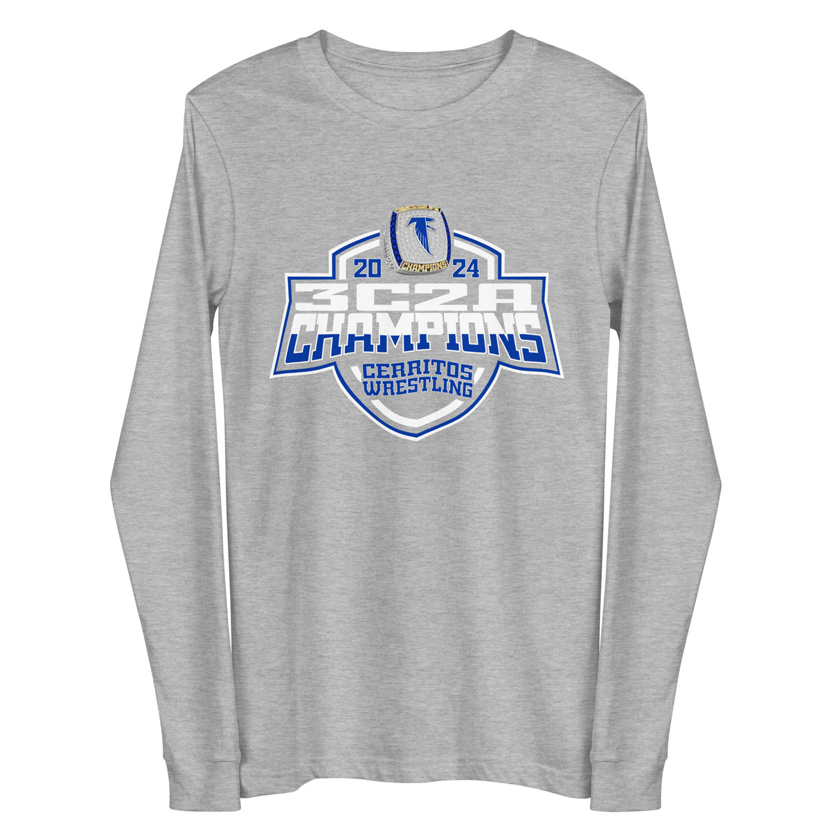 Cerritos Community College Wrestling - Women's 2024 Unisex Long Sleeve Tee