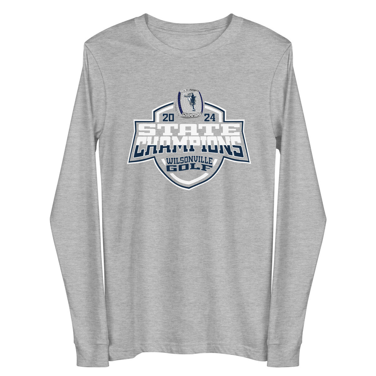 Wilsonville High School Golf -Women's 2024 Unisex Long Sleeve Tee