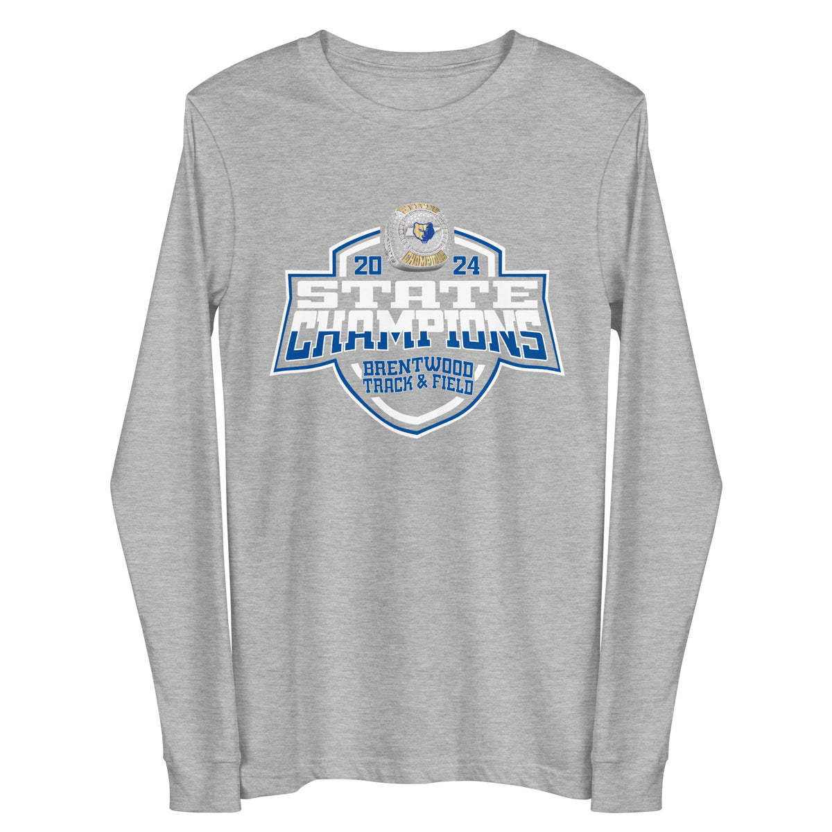 Brentwood High School Track &amp; Field -Men's 2024 Unisex Long Sleeve Tee