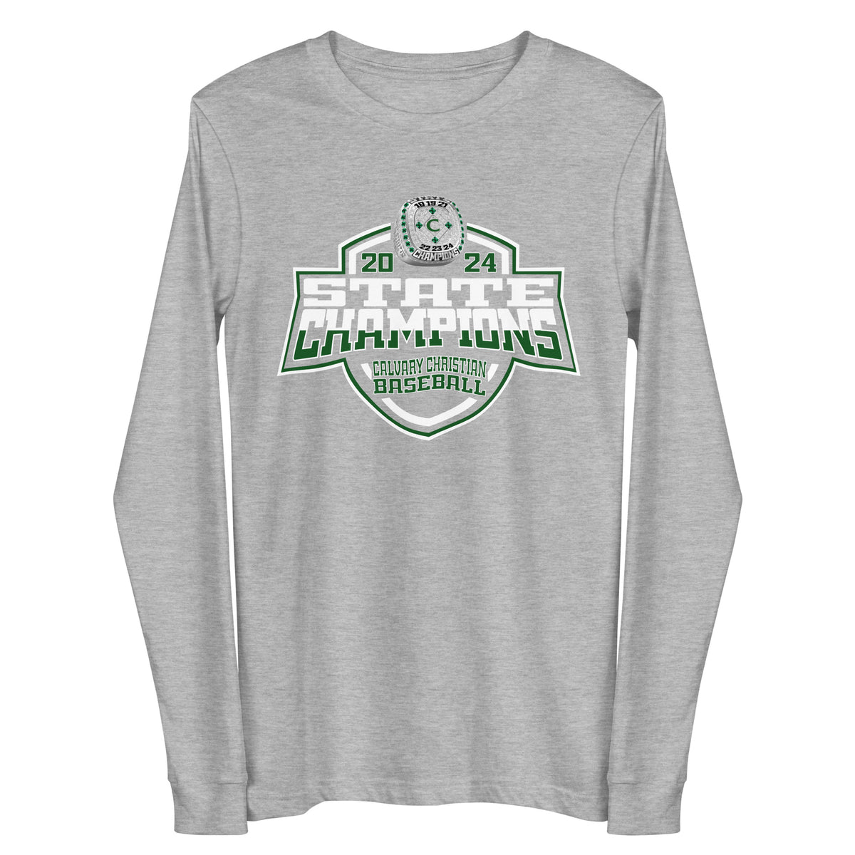 Calvary Christian High School Baseball 2024 Unisex Long Sleeve Tee