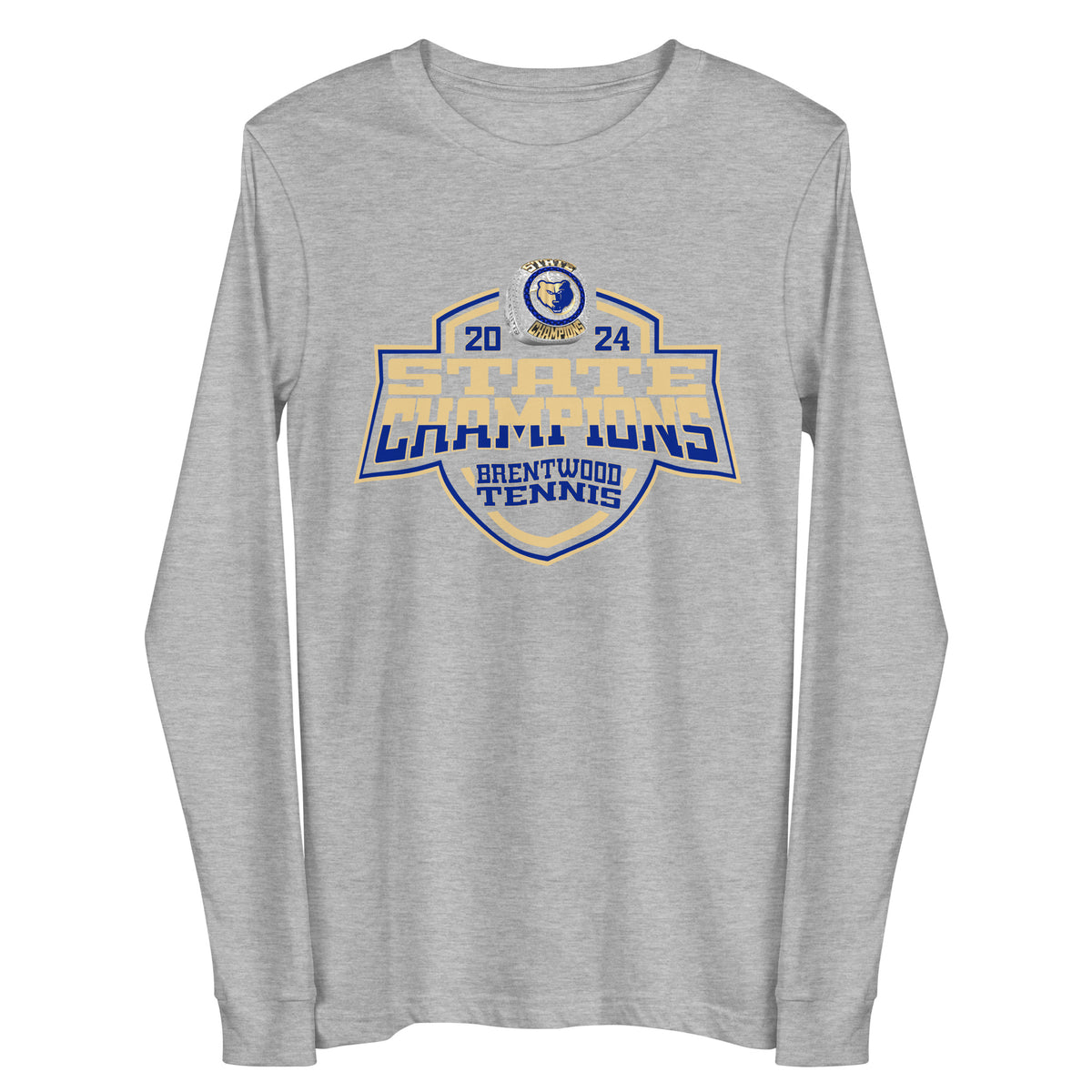 Brentwood High School Tennis -Women's 2024 Unisex Long Sleeve Tee