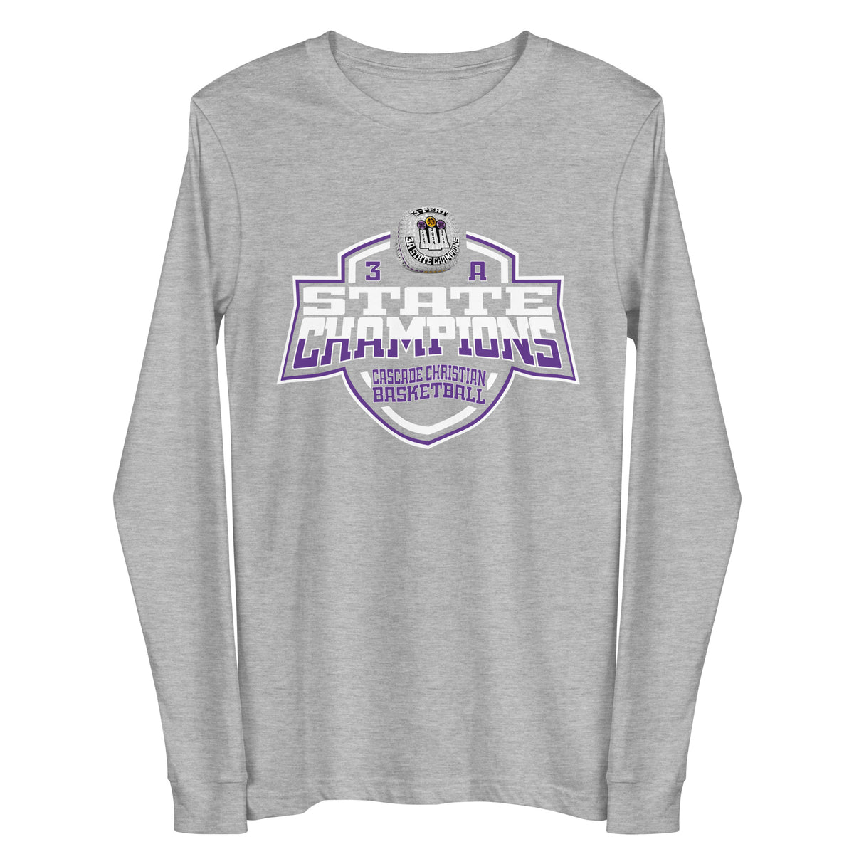 Cascade Christian High School Basketball -Men's 2024 Unisex Long Sleeve Tee
