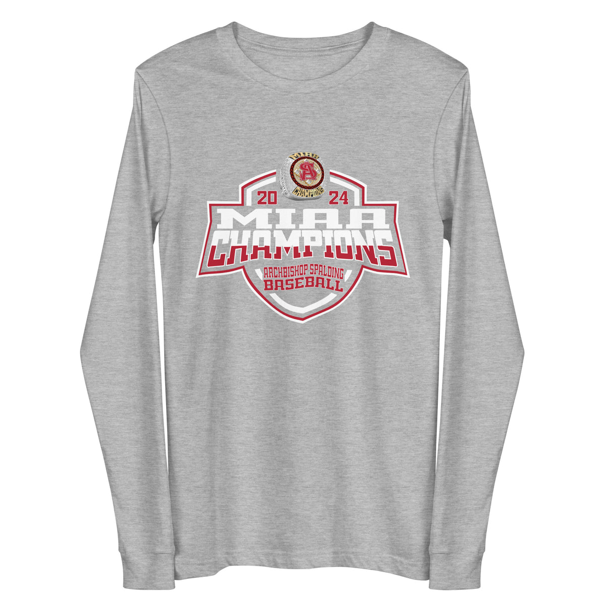 Archbishop Spalding High School Baseball 2024 Unisex Long Sleeve Tee