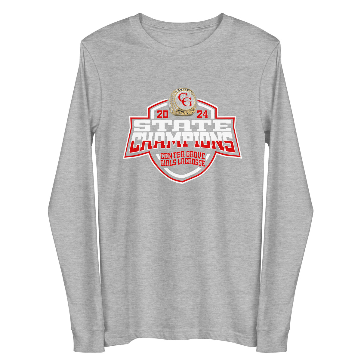 Center Grove High School Lacrosse -Women's 2024 Unisex Long Sleeve Tee