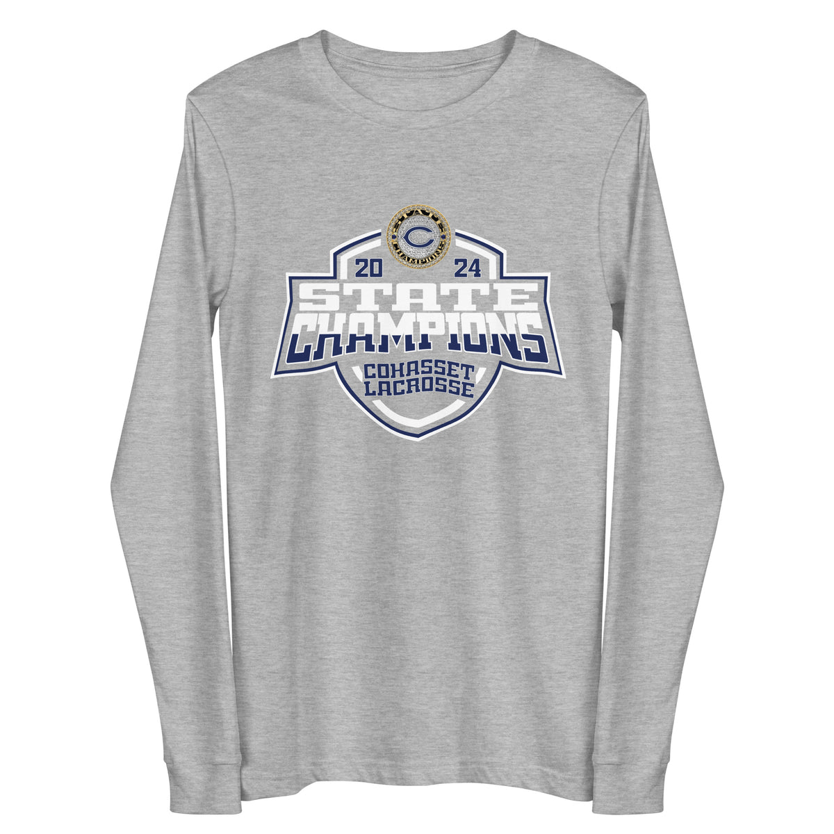 Cohasset High School Lacrosse -Women's 2024 Unisex Long Sleeve Tee