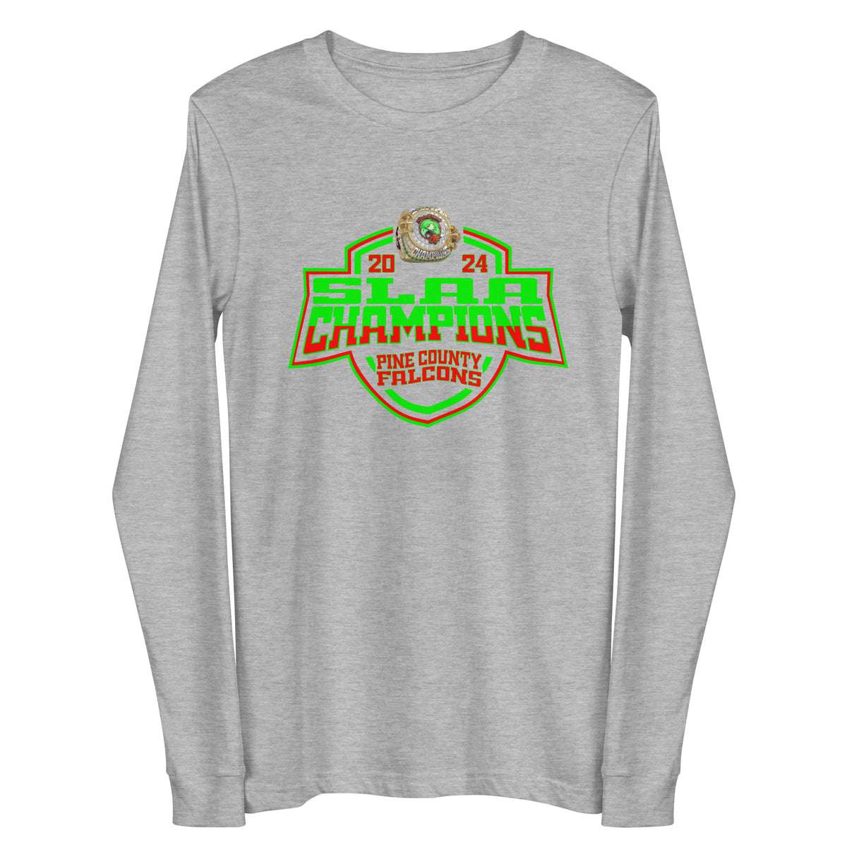 Pine County Falcons Football 2024 Unisex Long Sleeve Tee