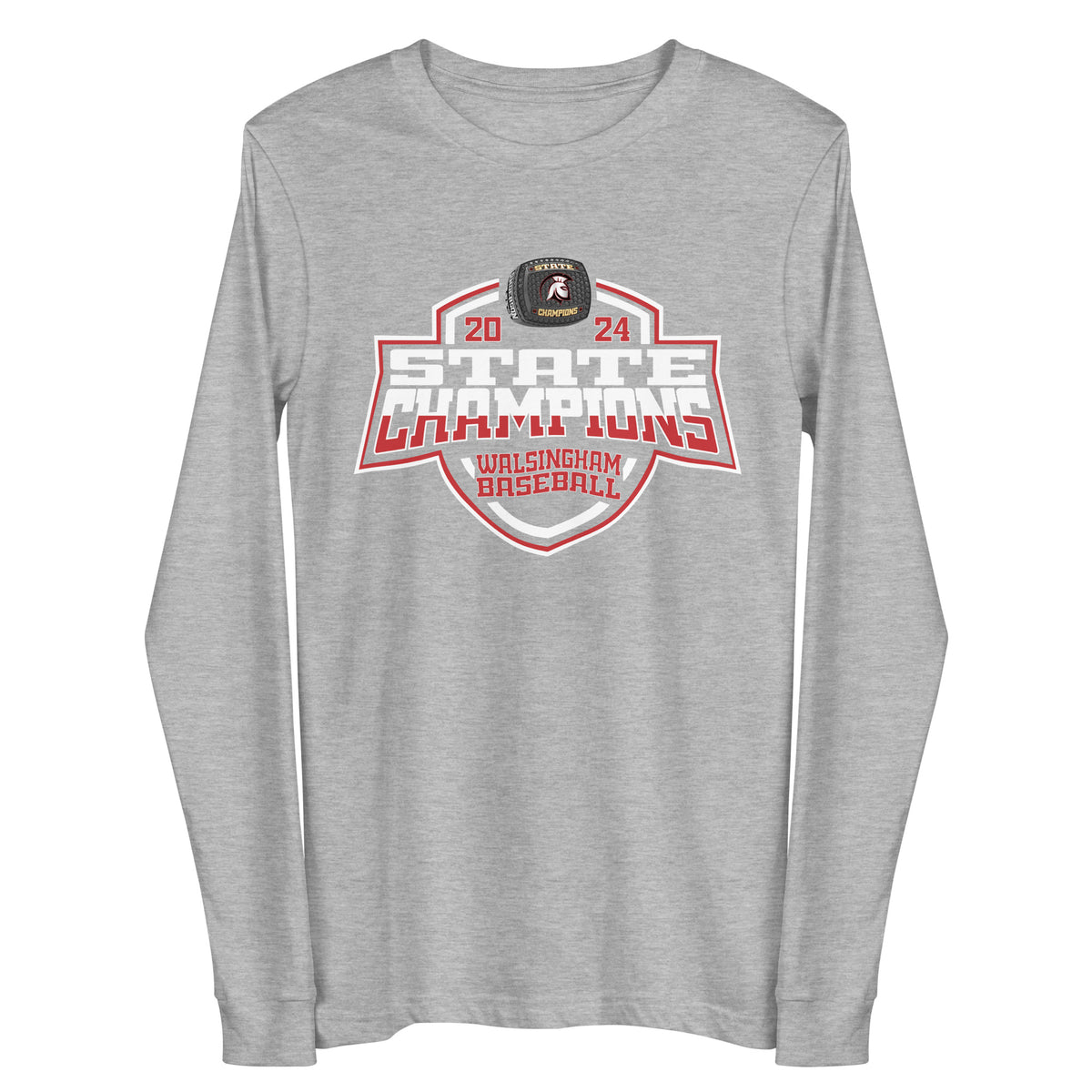Walsingham Academy Baseball 2024 Unisex Long Sleeve Tee