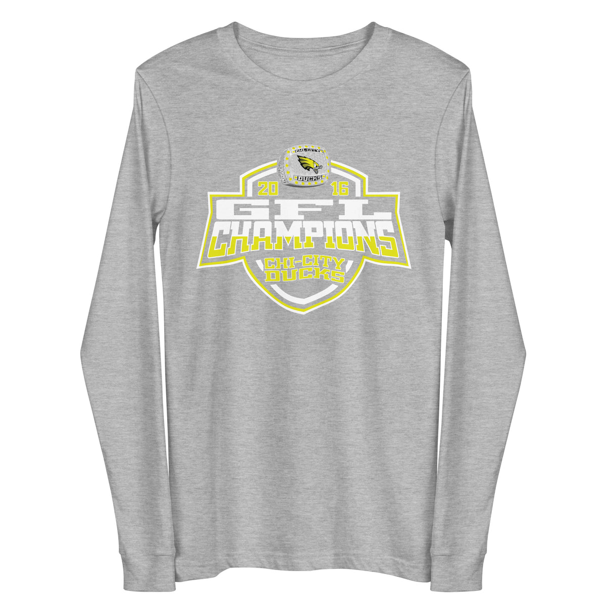 Chi-City Ducks Football 2016 Unisex Long Sleeve Tee