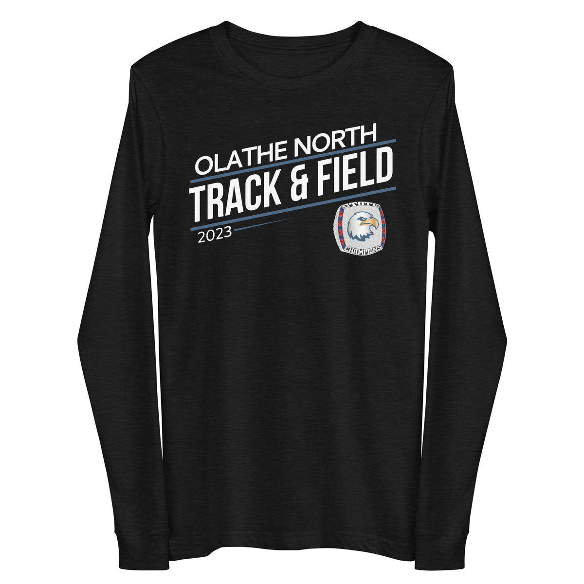 Olathe North High School Track &amp; Field -Men's 2023 Unisex Long Sleeve Tee