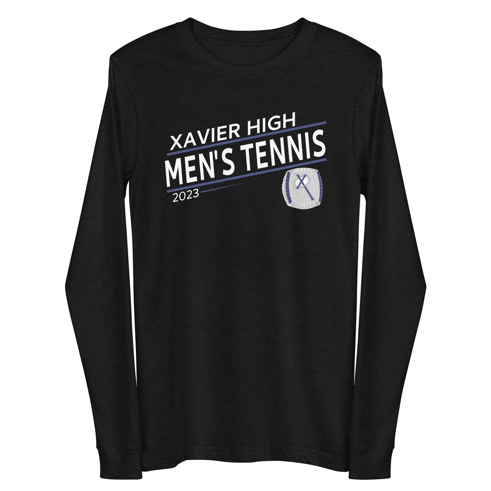 Xavier High School Tennis -Men's 2023 Unisex Long Sleeve Tee
