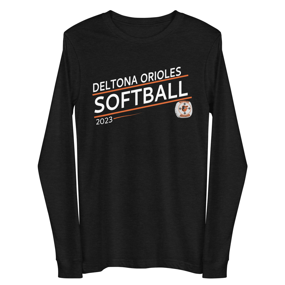 Deltona Orioles Softball 2023 Unisex Long Sleeve Tee