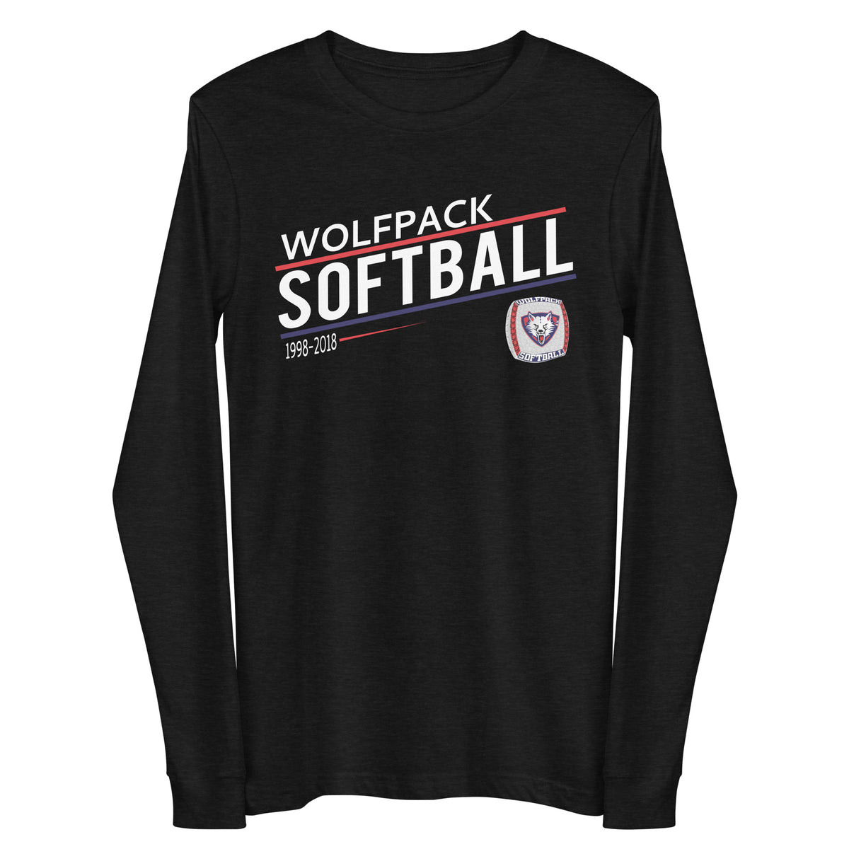 Wolfpack Softball Softball 2023 Unisex Long Sleeve Tee