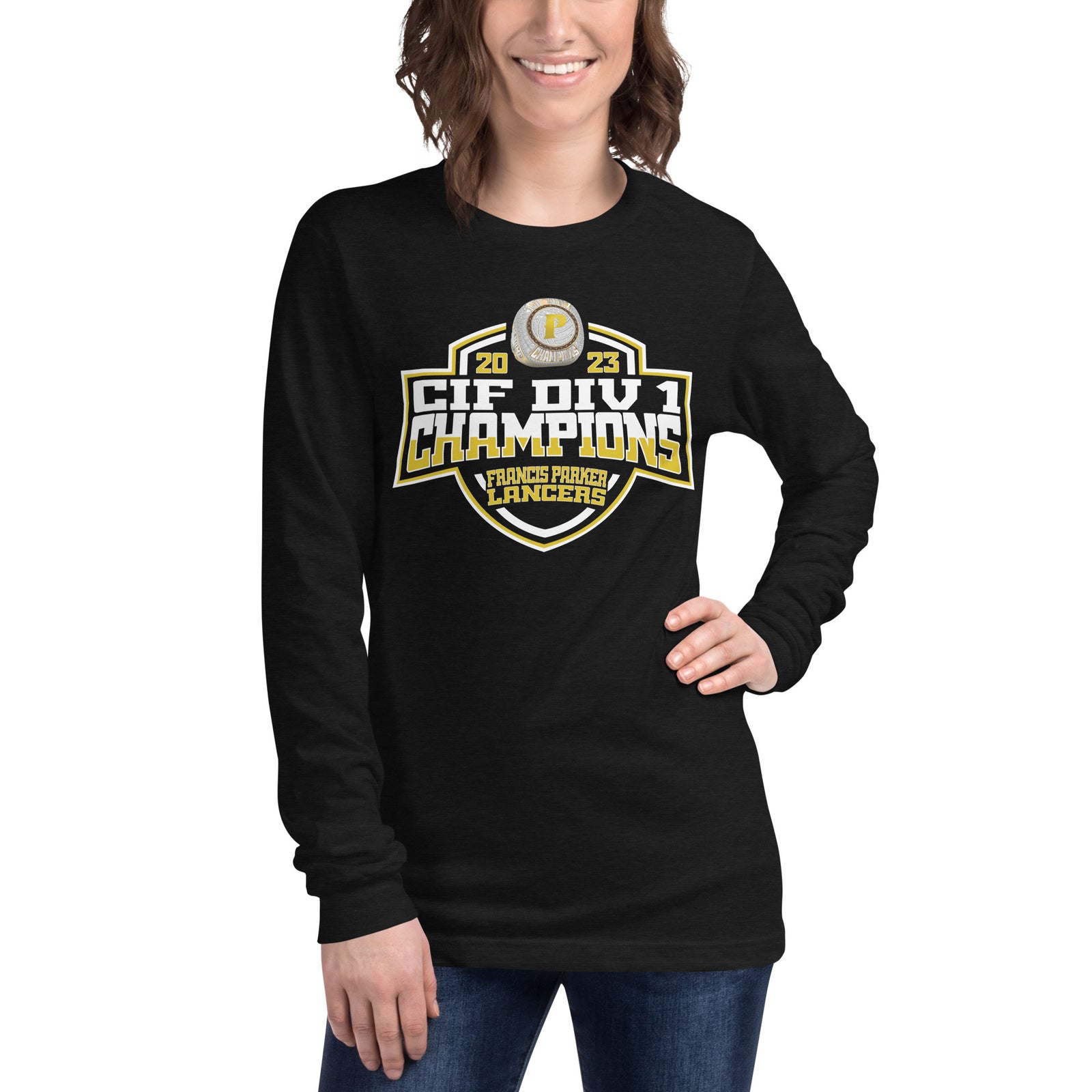 Francis Parker High School Volleyball -Women's 2023 Unisex Long Sleeve Tee