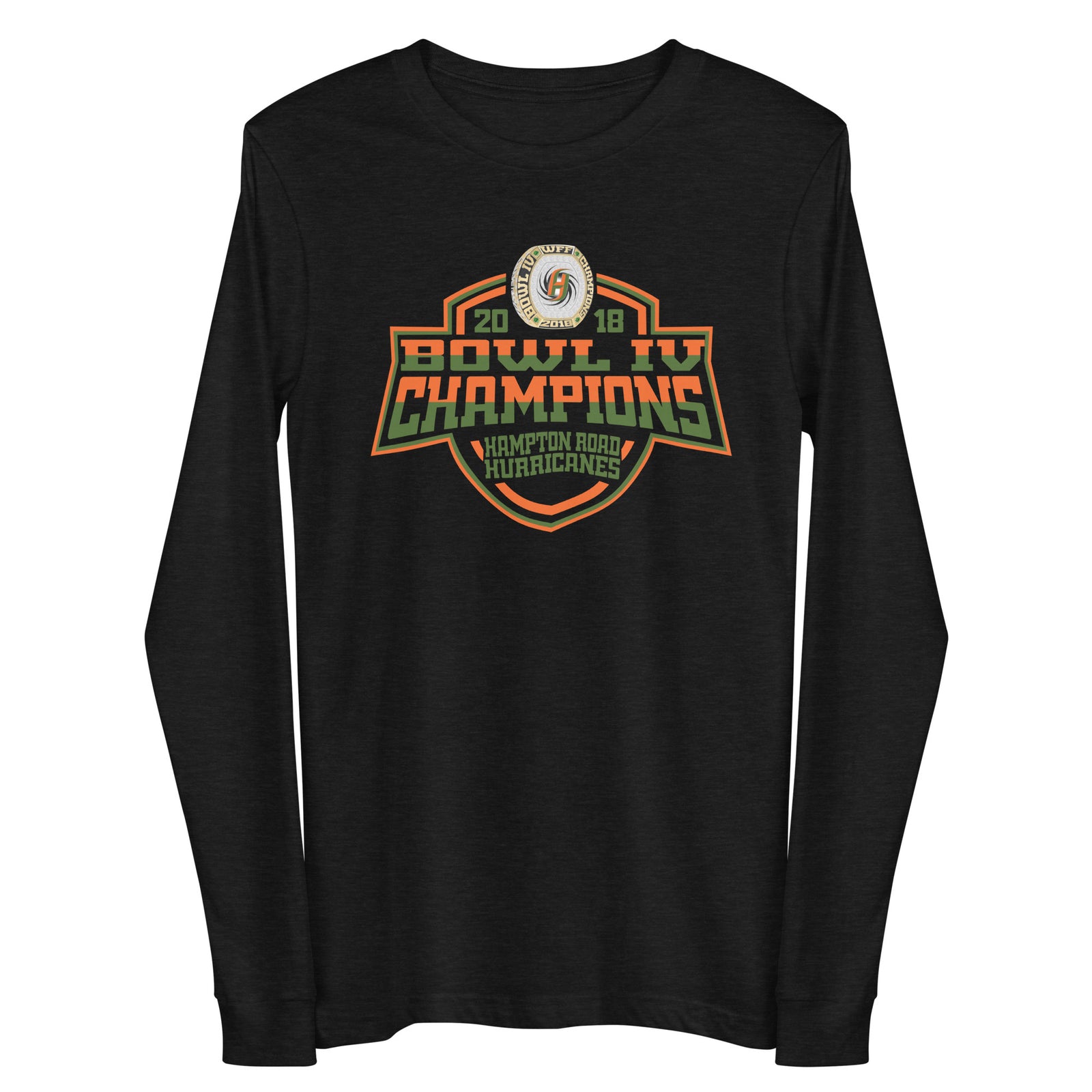 Hampton Road Hurricanes Football 2018 Unisex Long Sleeve Tee