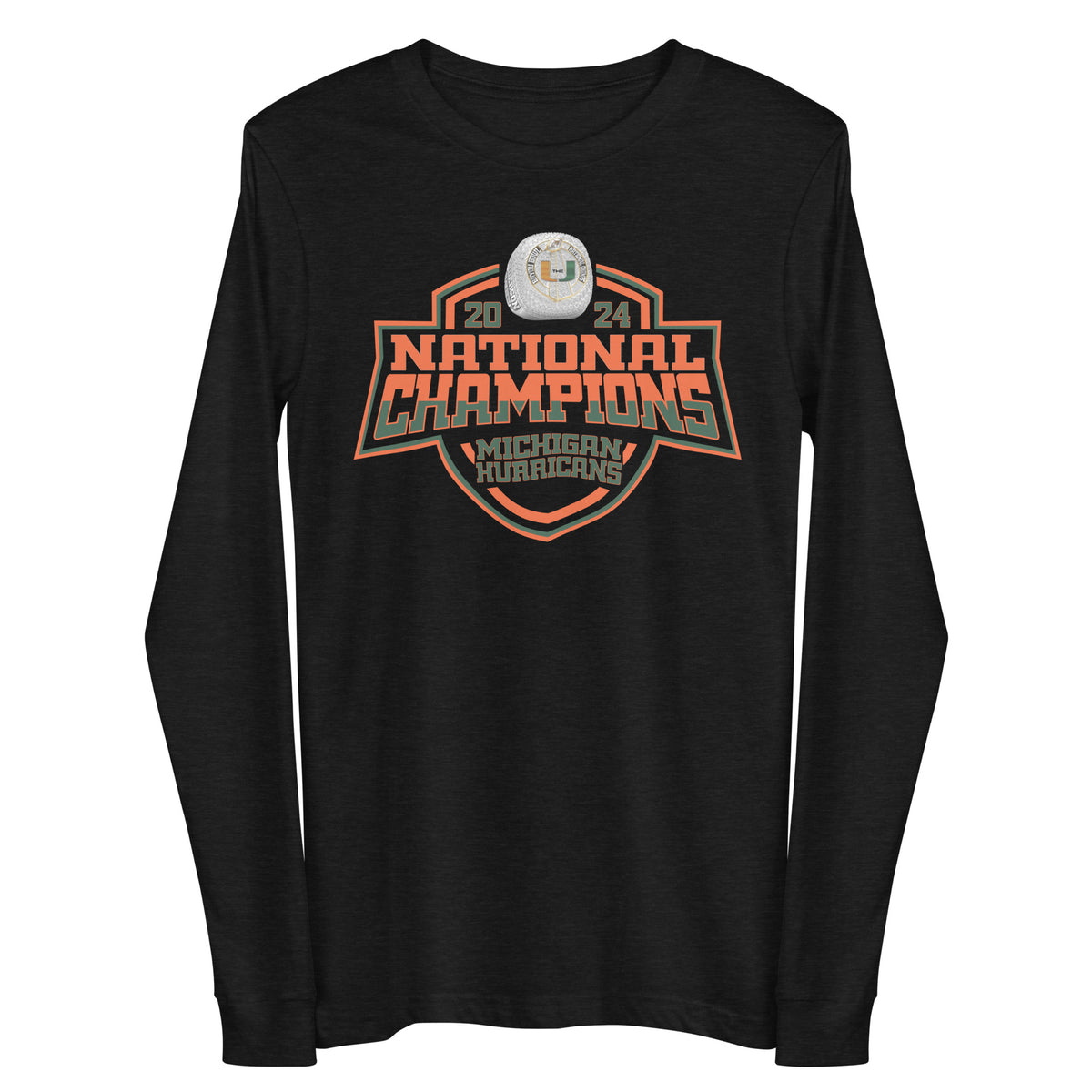 Michigan Hurricanes Football 2024 Unisex Long Sleeve Tee