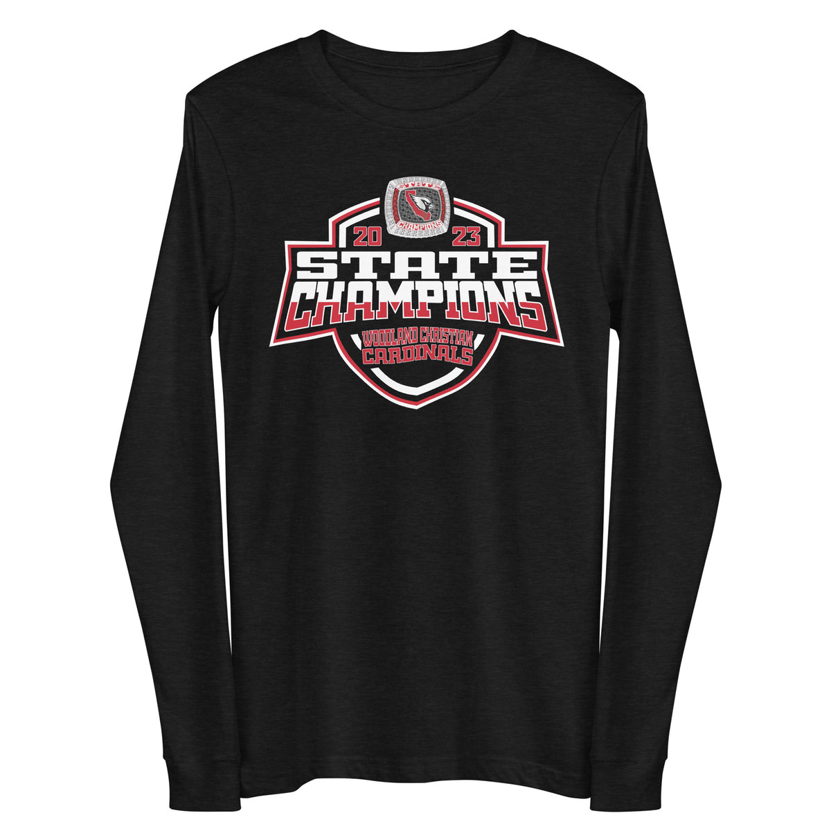 Woodland Christian School Football 2023 Unisex Long Sleeve Tee