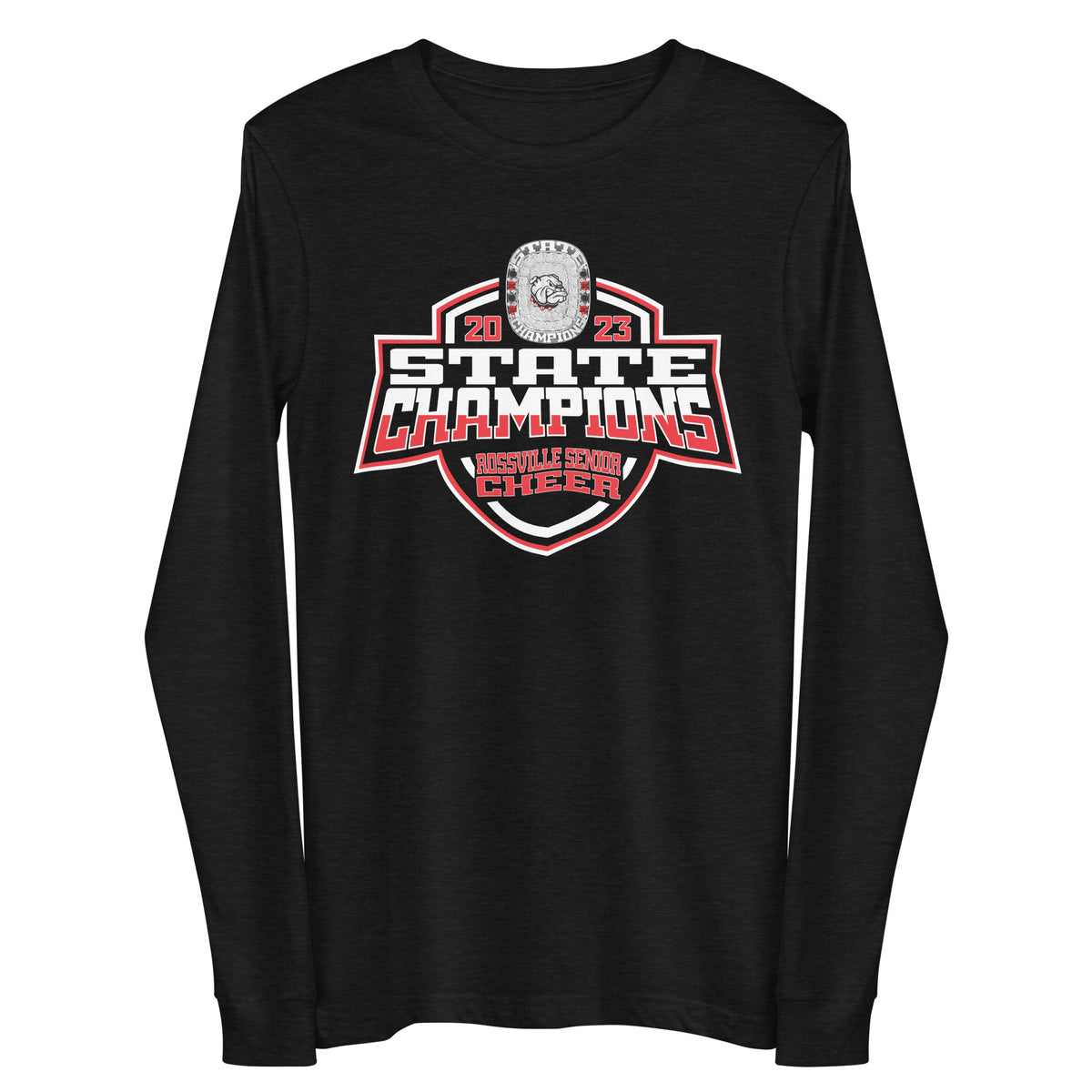 Rossville Senior High School Cheer 2023 Unisex Long Sleeve Tee