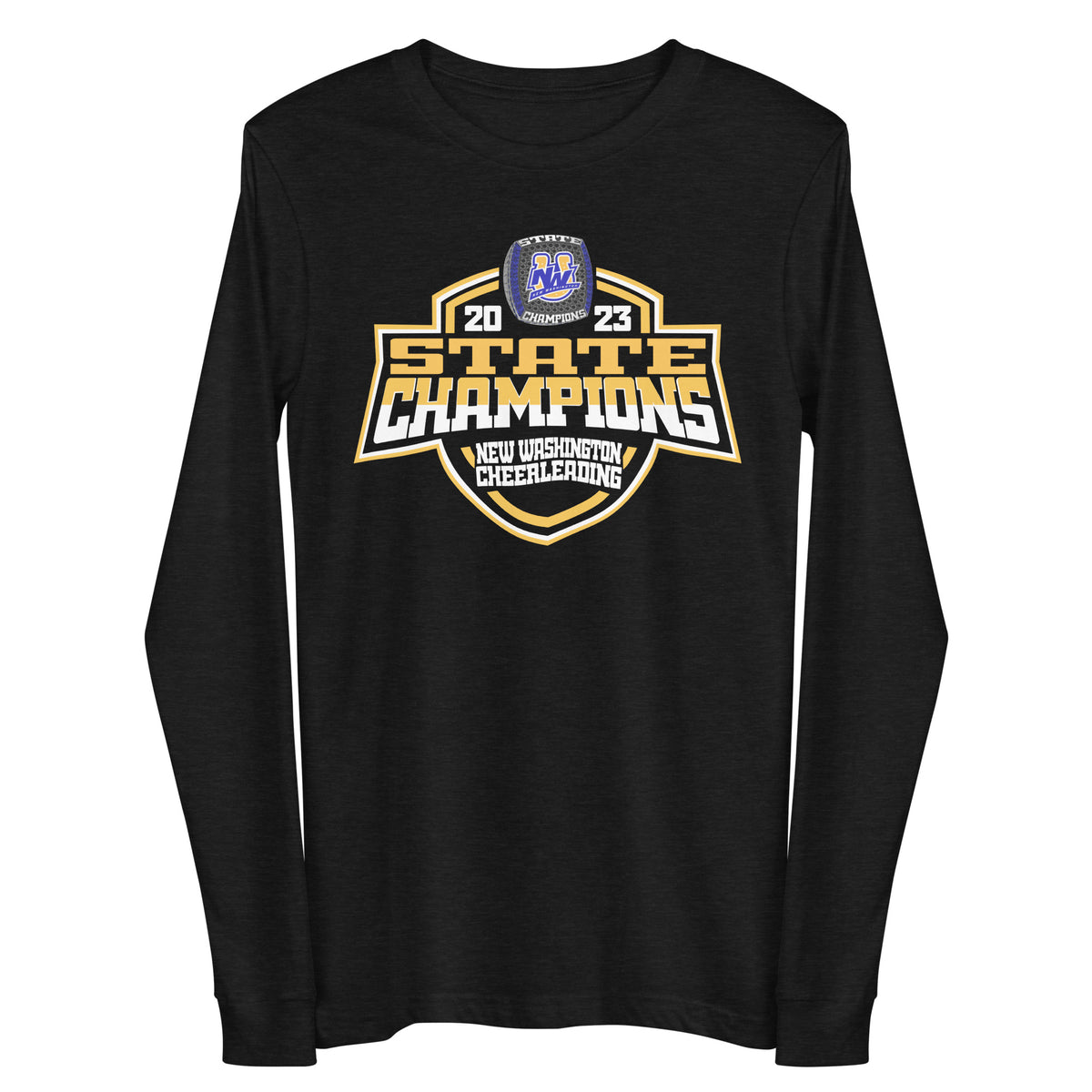 New Washington High School Cheer 2023 Unisex Long Sleeve Tee