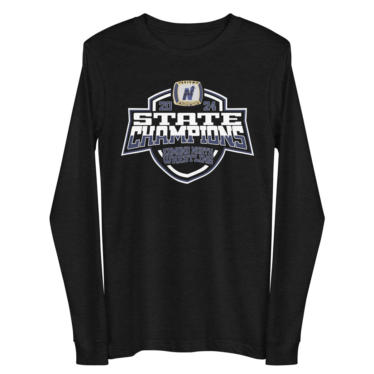 Edmond North High School Wrestling 2024 Unisex Long Sleeve Tee