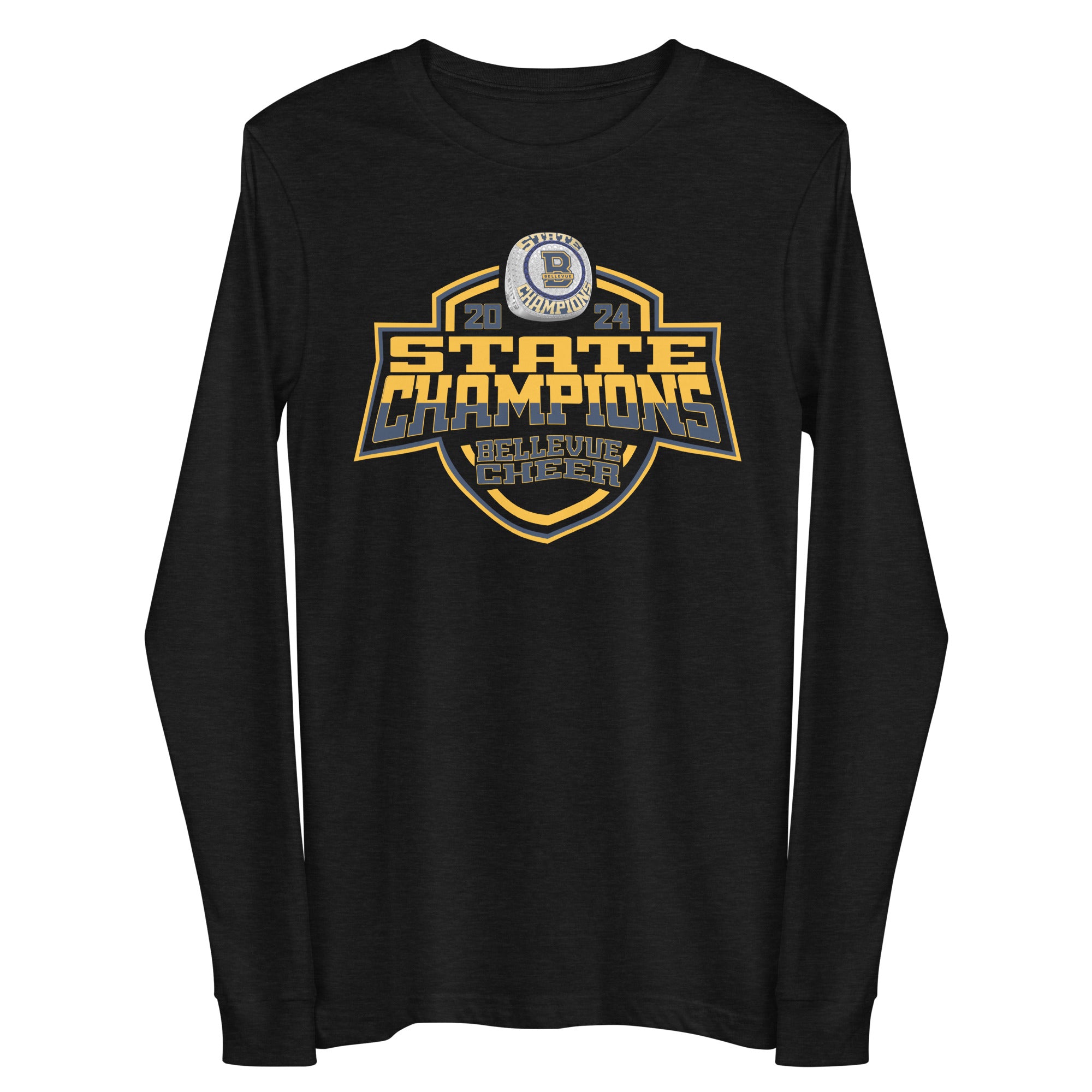 Bellevue High School Cheer 2024 Unisex Long Sleeve Tee