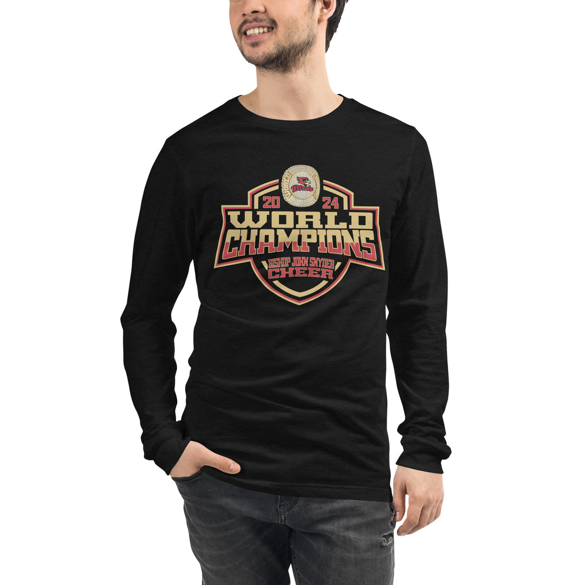 Bishop John Snyder High School Cheer 2024 Unisex Long Sleeve Tee