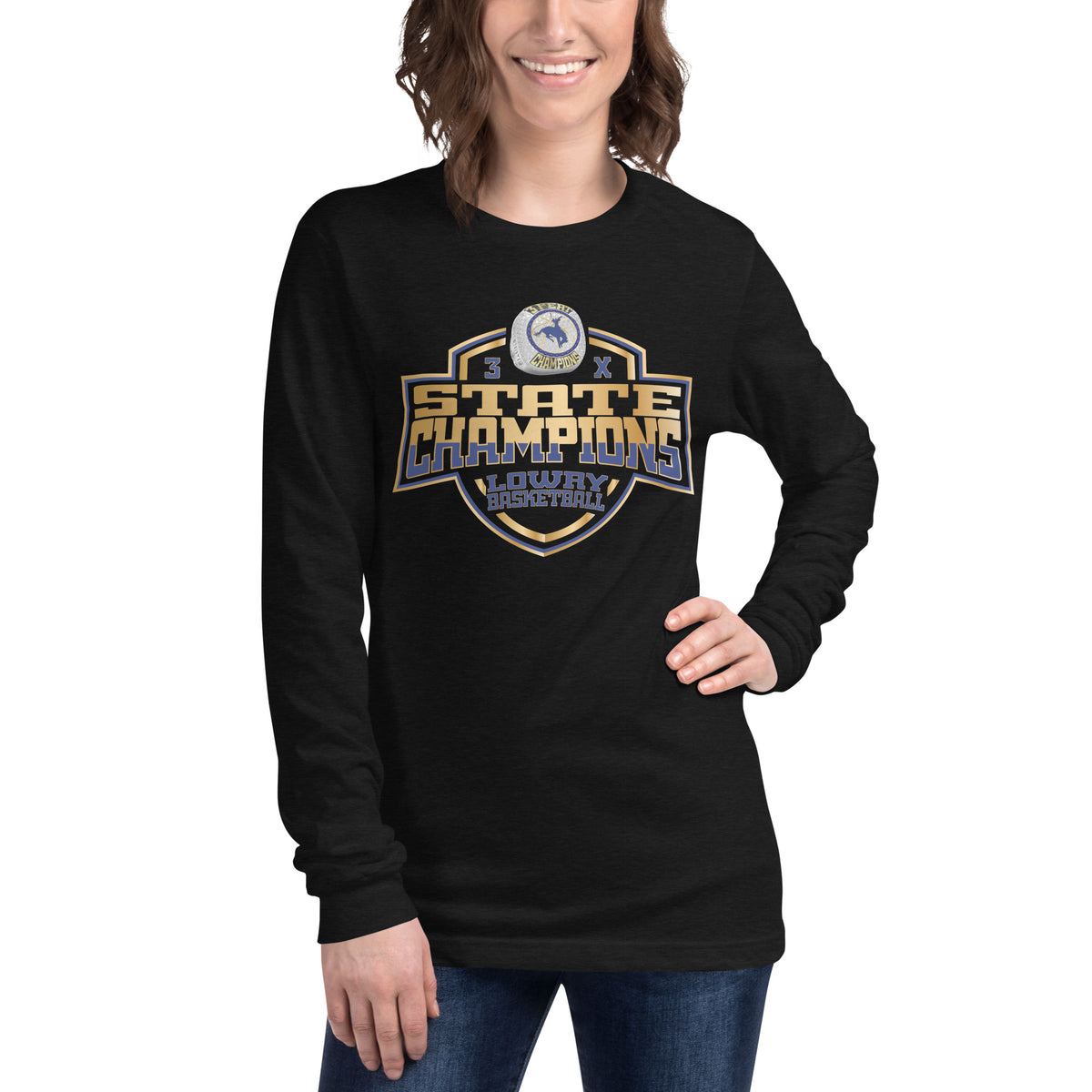 Lowry High School Basketball -Women's 2024 Unisex Long Sleeve Tee
