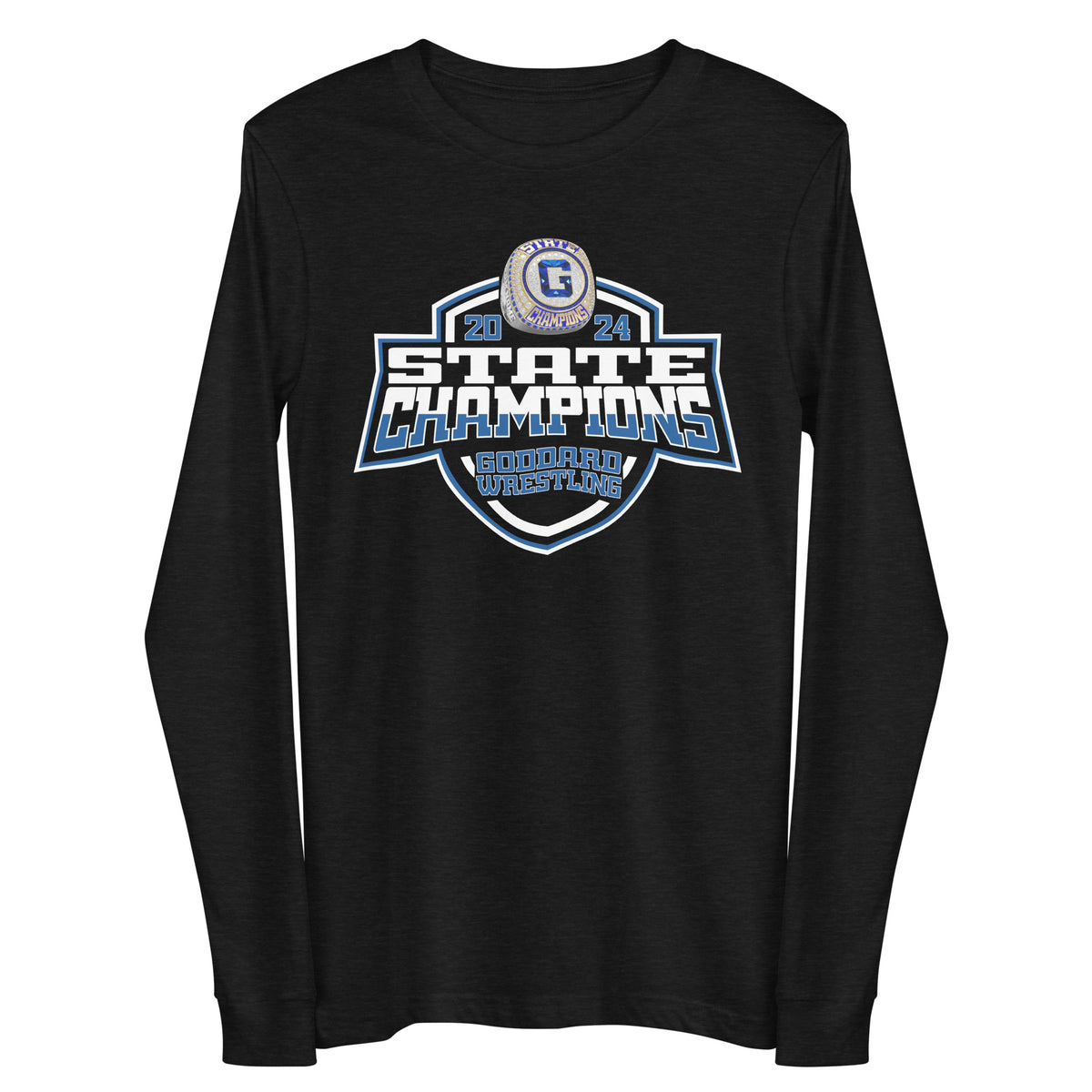 Goddard High School Wrestling 2024 Unisex Long Sleeve Tee