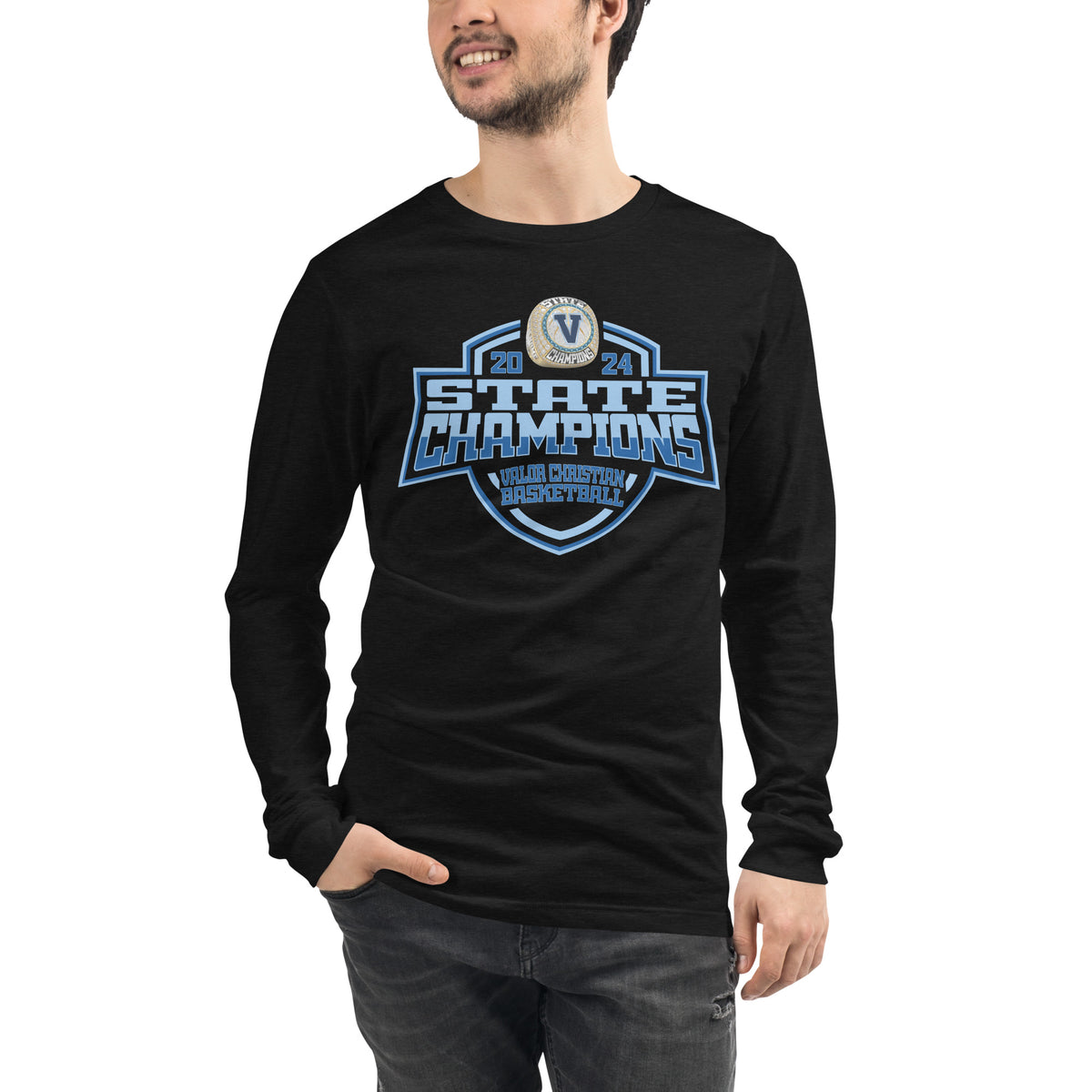 Valor Christian High School Basketball -Women's 2024 Unisex Long Sleeve Tee