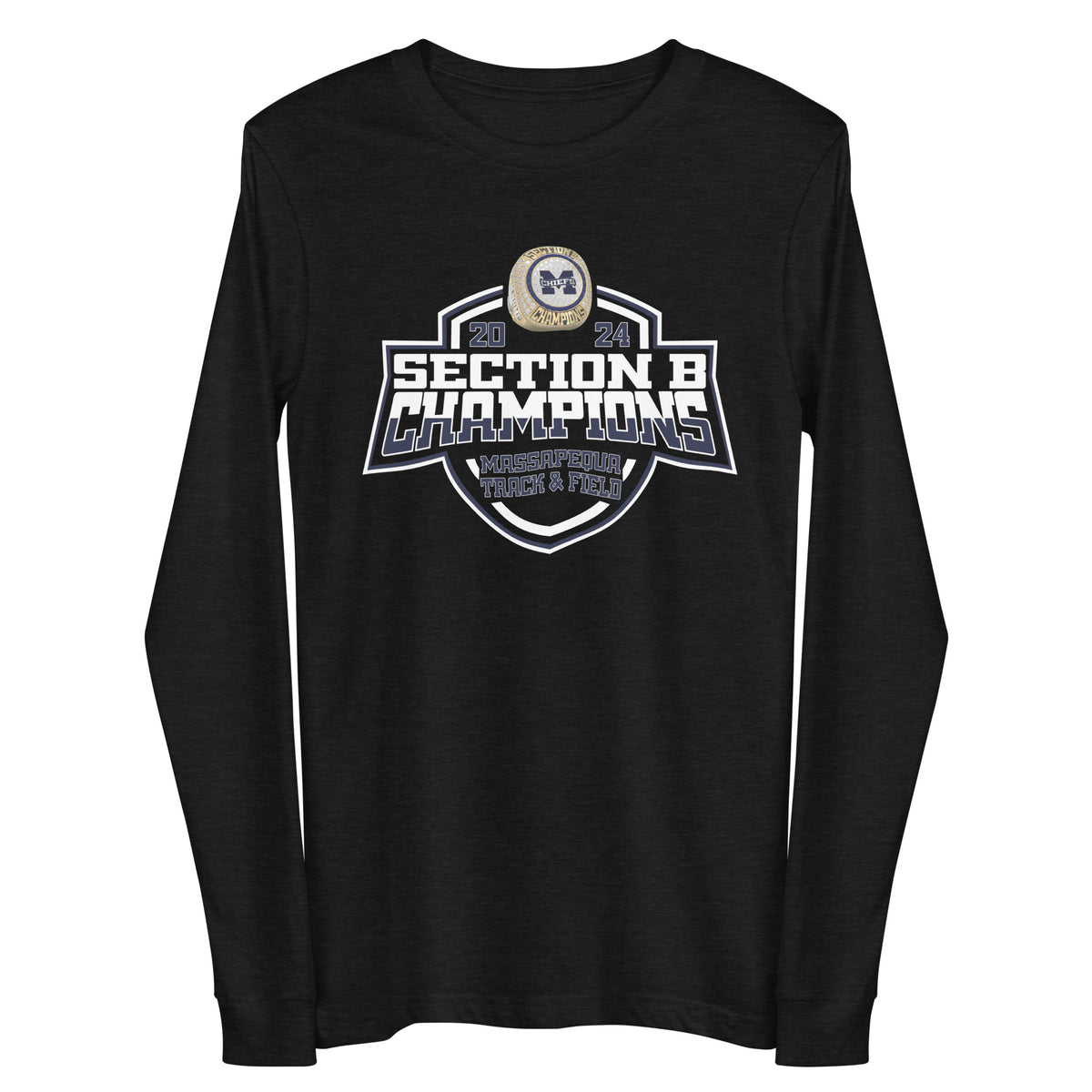 Massapequa high school Track &amp; Field -Coed 2024 Unisex Long Sleeve Tee
