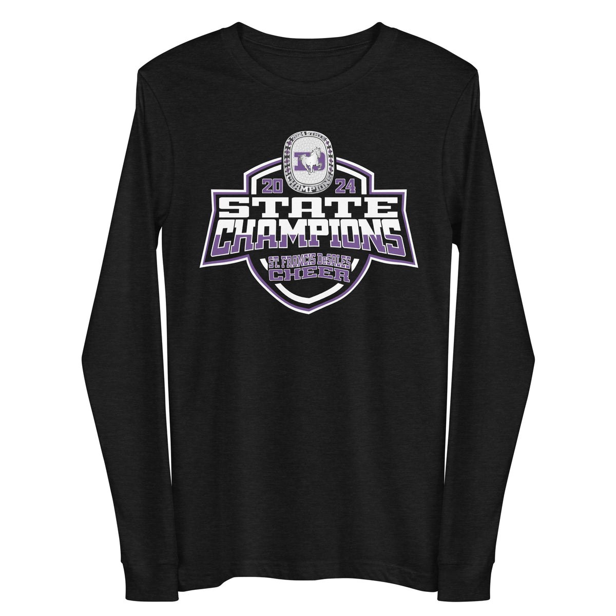 St. Francis DeSales High School Cheer 2024 Unisex Long Sleeve Tee